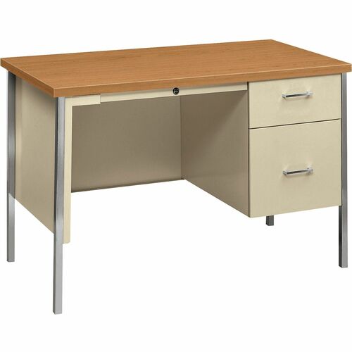 Desk, Single Pedestal