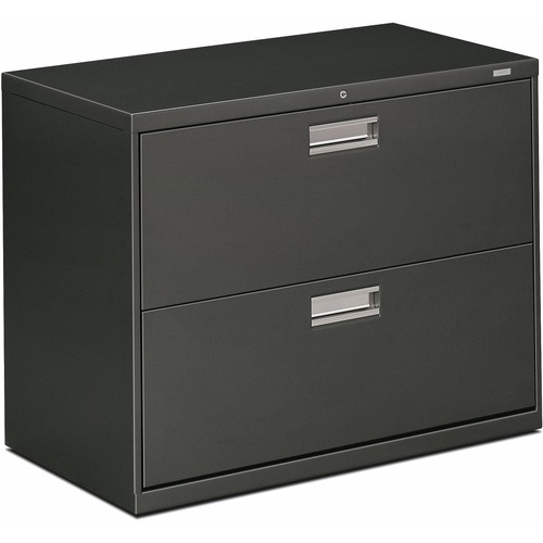 File, Lateral, 2 Drawer, 36" Wide with Lock, Clear