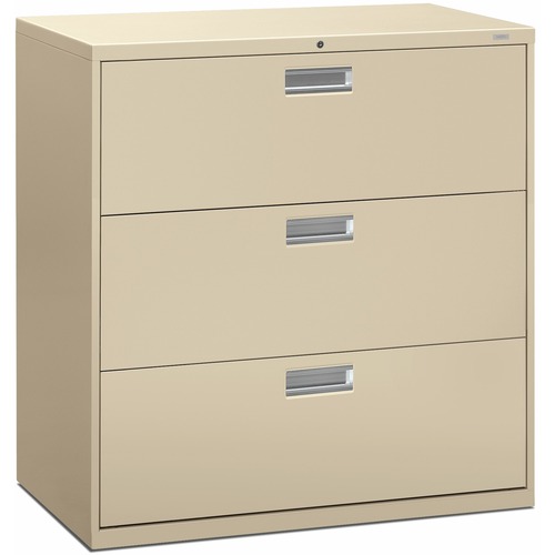 File, Lat, 3 Drawer, 42" Wide With Lock, PY