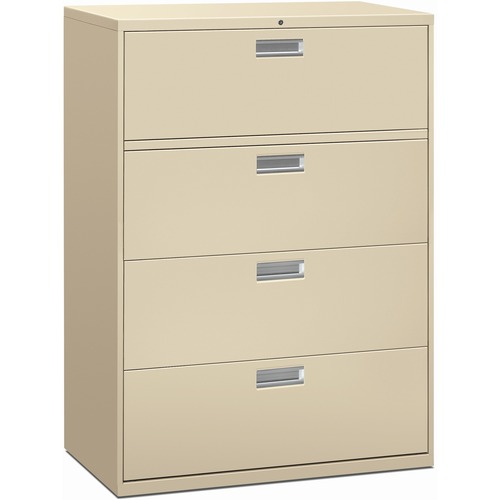File, Lateral, 4 Drawer, 42" Wide with Lock, PY