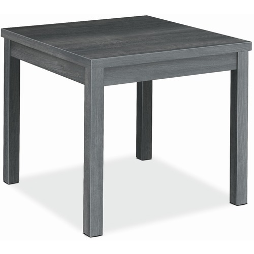 Corner Table, Laminate, 24" x 24" x 20", Sterling Ash