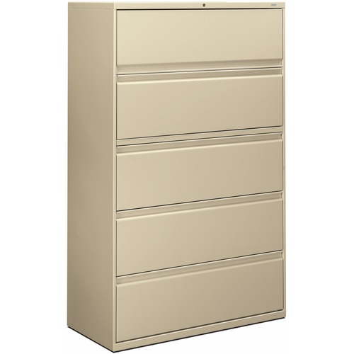 File, Lateral, 5 Drawer, 42", Polyurethane