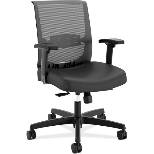 Chair, Task, SynTilt, Adjustable Arm, Black