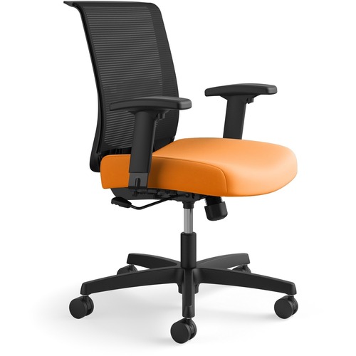 Task Chair, Mesh, Swivel Tilt, 27-3/4"x27-1/2"x42", Apricot