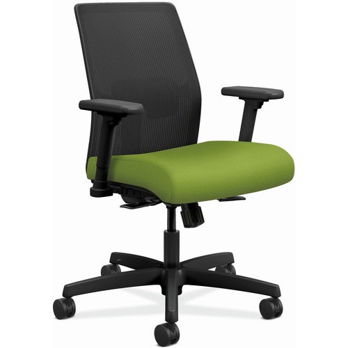 Task Chair, Mesh Back, 26" x 26-1/2" x 40-1/2", Pear Fabric