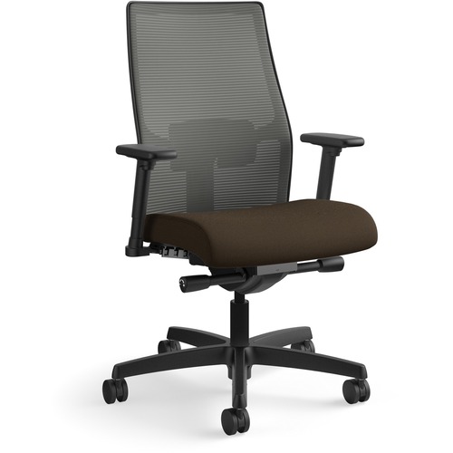Task Chair, Mesh Back, 27"x28-1/2"x44-1/2", CCL/Espresso/Black