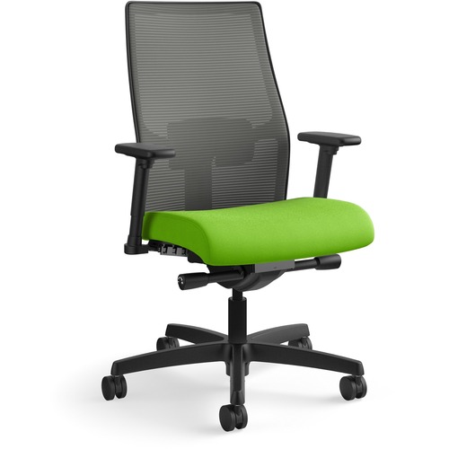Task Chair, Mesh Back, 27" x 28-1/2" x 44-1/2", CCL/Pear/Black