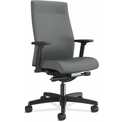 Task Chair, 27" x 28-1/2" x 44-1/2", Frost/Black Frame