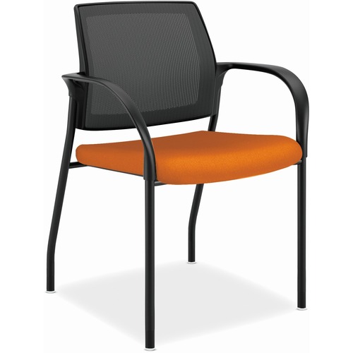 Stacking Chair, With Glides, 25"x21-3/4"x33-1/2", Apricot Seat