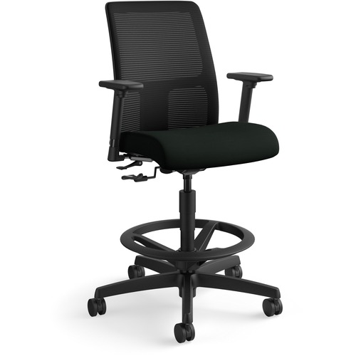 Chair, Task, Stool, Low Back, Adjustable Arm