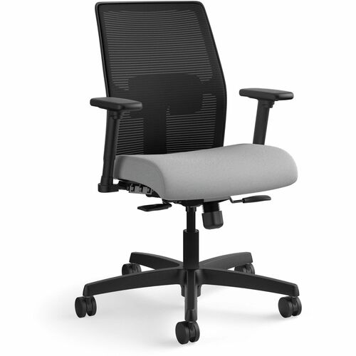 Task Chair, Mesh Back, 26" x 26-1/2" x 40-1/2", Frost Fabric