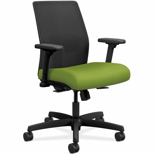 Task Chair, Mesh Back, 26" x 26-1/2" x 40-1/2", Pear Fabric