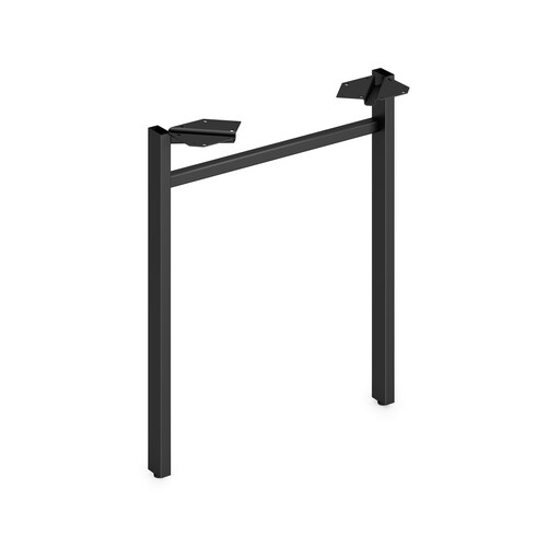 Leg, U, 24" Wide, Black