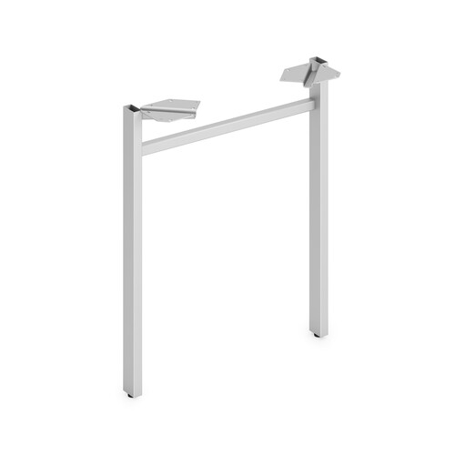 Leg, U, 24" Wide, Silver