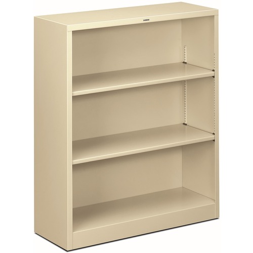 Bookcase, 3 Shelf, Metal, 41" Height, Py