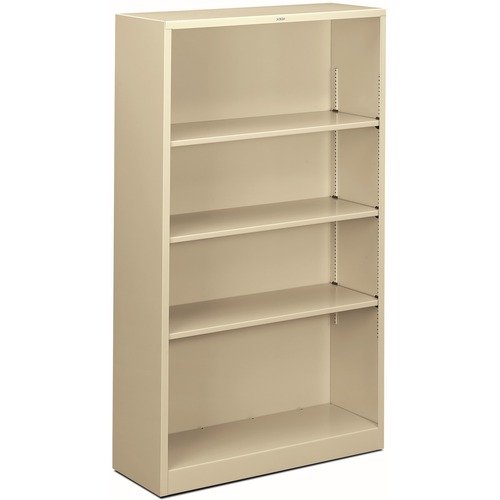 Bookcase, 4 Shelf, 60" Height, Polyurethane