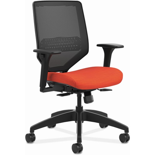 Task Chair Mesh, 29-1/2" x 29-1/2" x 41-3/4", Bittersweet Seat