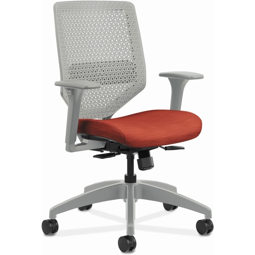 Task Chair, ReActiv, 29-1/2" x 29-1/2" x 41-3/4", Bittersweet Seat