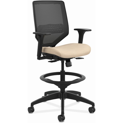 Chair, Stool, Task, Medium Back, Adjustable Arm