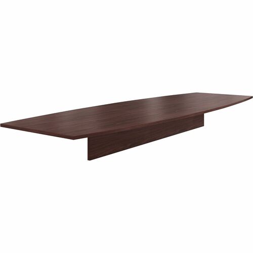 Conference Tabletop, Boat-Shaped, 144" x 48" x 1-1/8", Mahogany