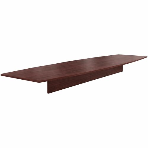 Conference Tabletop, Boat-Shaped, 168" x 48" x 1-1/8", Mahogany