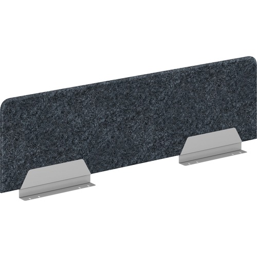 Desktop Screen, Front, Straight, For Coordinate, 46" x 13", Dark Gray