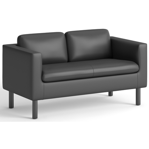 Loveseat, Lounge, Fabric, Black