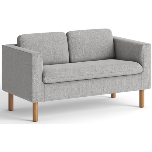 Loveseat, Lounge, Fabric, Gray