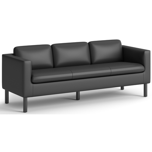 Sofa, Lounge, Fabric, Black