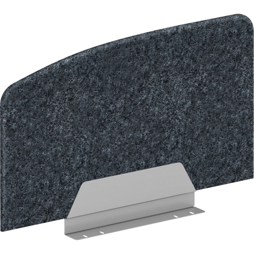 Desktop Screen, Side, For Coordinate, 23-1/4" x 13", Dark Gray