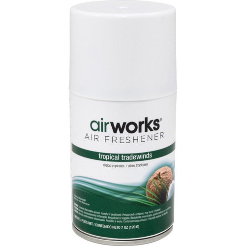 Air Freshener, Tropical, Metered Spray, For Airworks, 7oz 12/CT