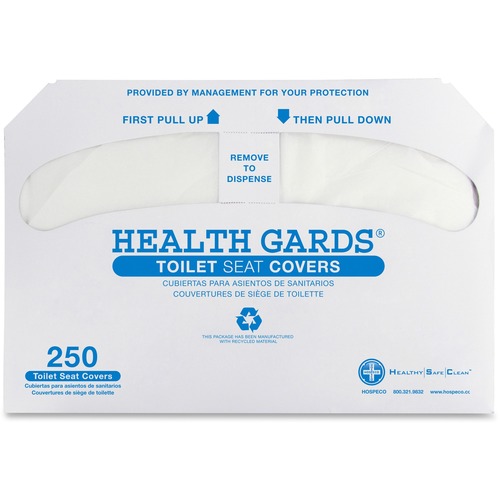 Covers, Seat, Toilet, Half Fold 20/CT