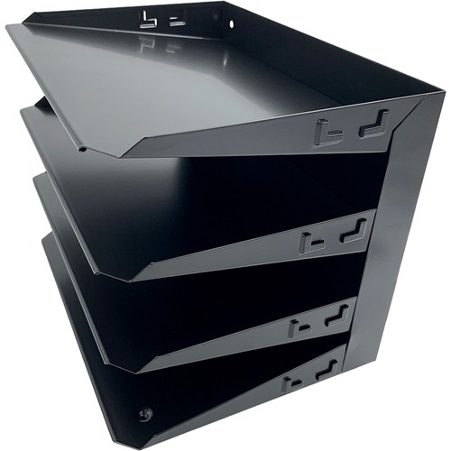 Horz 4- Compartment Organizer, Black