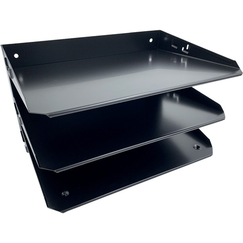 Compartment, Horz 3 Slot, Black
