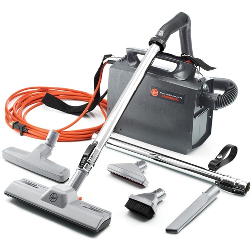 Vacuum Cleaner, 7.4 Amps, 10" Wide Nozzle, 33-1/2' Cord, Black/Orange
