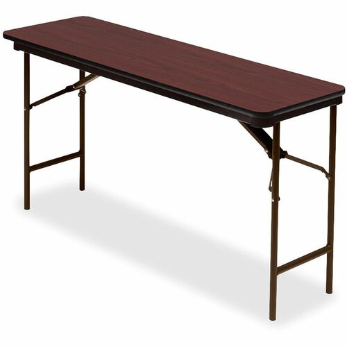 Table, 18x60, Folding, Mahogany