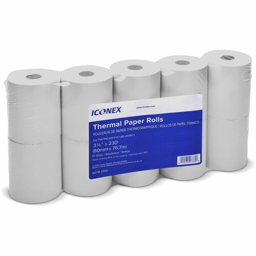 Paper Roll 3.11 X 230 Thermal 10/PK