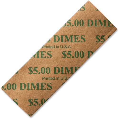 Wrappers, Coin, Flat, Dime 1000/PK
