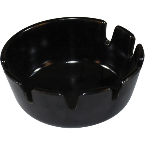 Ashtray, Desk, Round, Black