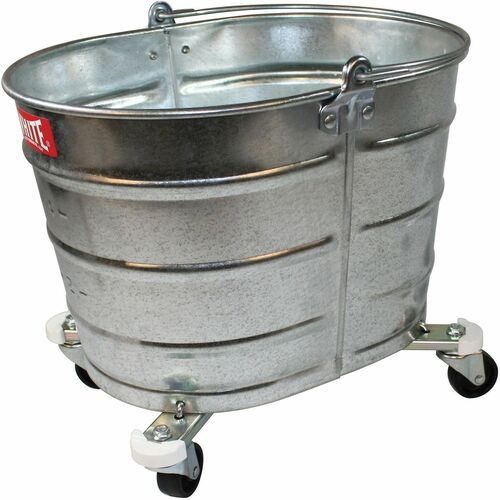 Bucket, Steel, 2" Casters