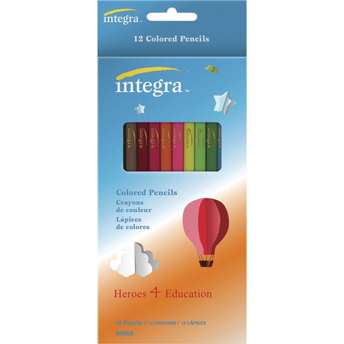 Pencil, Color, Pre-Sharpened, 12 Color 12/PK