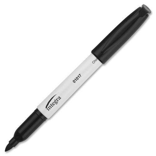 Marker, Dry Erase, Bullet, Black 12/DZ