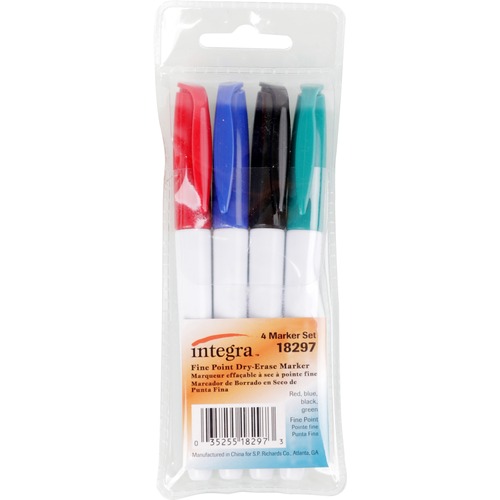 Marker, Dry-Erase, Fine 4/ST