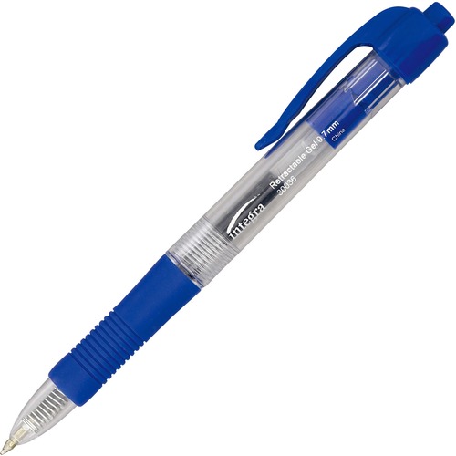 Pen, Gel, Retract, 0.7 Millimeter, Blue Emerald 12/DZ