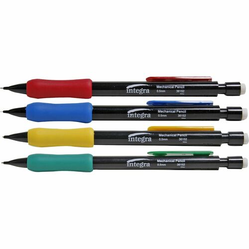 Pencil, Mech, Grip, 0.5 Millimeter, Ast 12/DZ