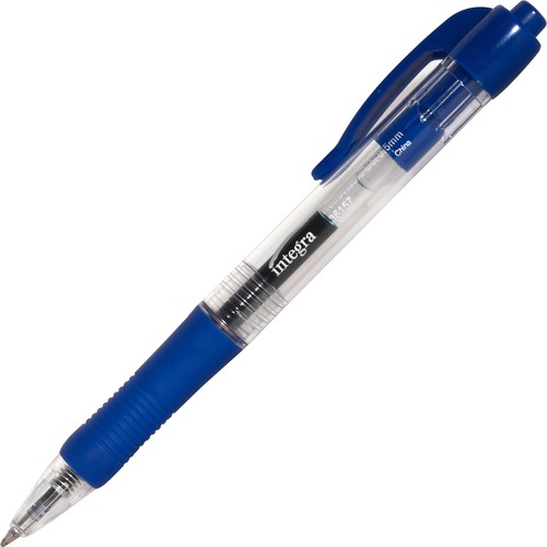 Pen, Gel, Retract, 0.5 Millimeter, Blue 12/DZ