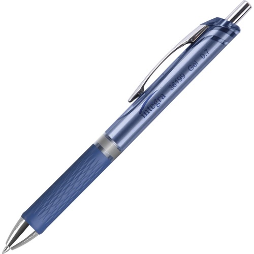 Pen, Retractable, Gel, 0.7, Blue 12/DZ