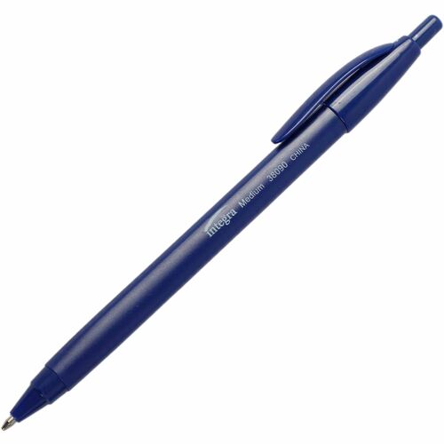 Pen, Ballpoint, Retractable, Medium, Blue 12/DZ