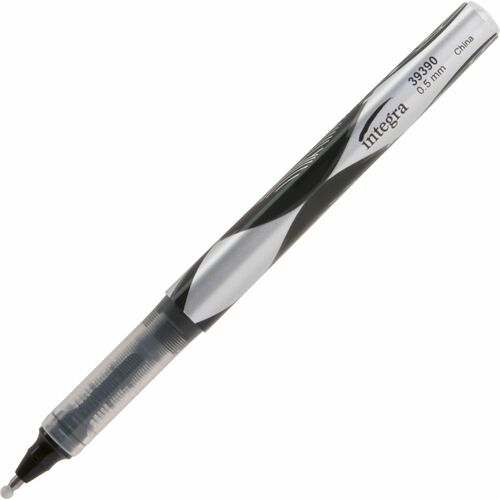 Pen, Liquid, Roller, 0.5mm, Black 12/DZ