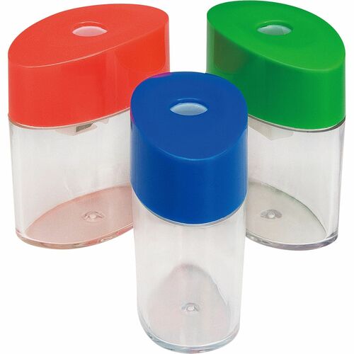 Sharpener, Oval, 2", Plastic, Assorted
